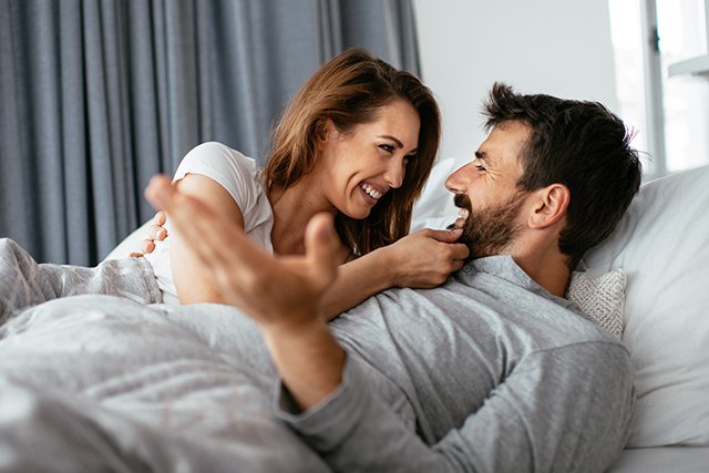 couple in bed