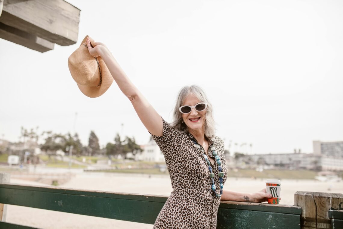 happy older women